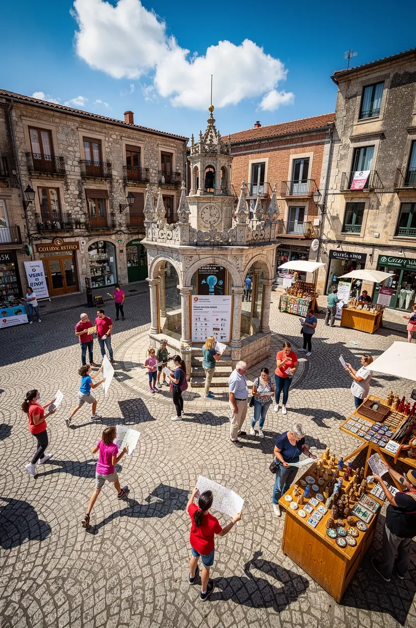 Участники экскурсии получают награды от местного бизнеса за успешное выполнение игровых задач.